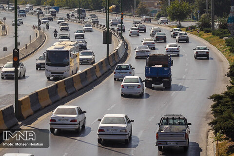 آخرین وضعیت ترافیکی خیابان های کلانشهر اصفهان
