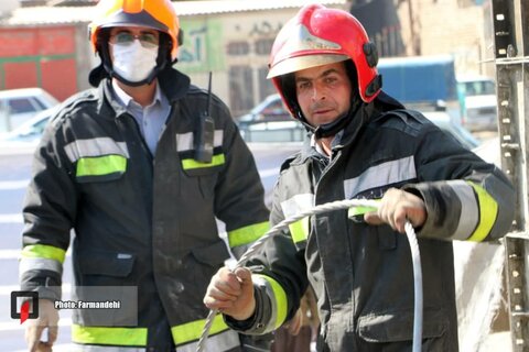 خدمات‌رسانی آتش‌نشانان سمنانی در ایام نوروز