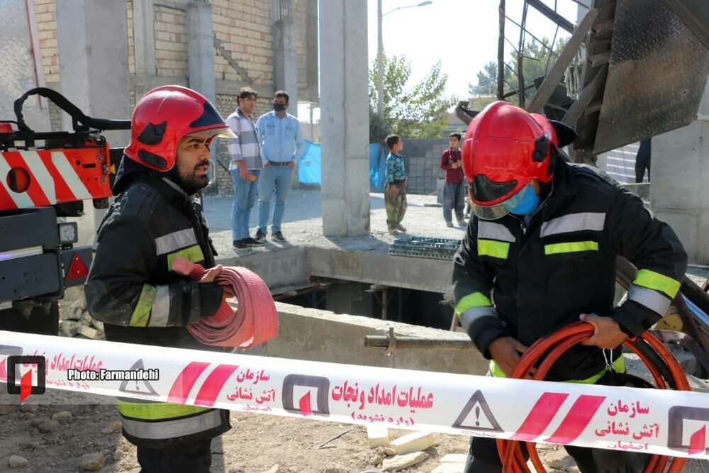 انجام ۱۰۹۸ عملیات امدادرسانی توسط آتش‌نشانان اصفهان