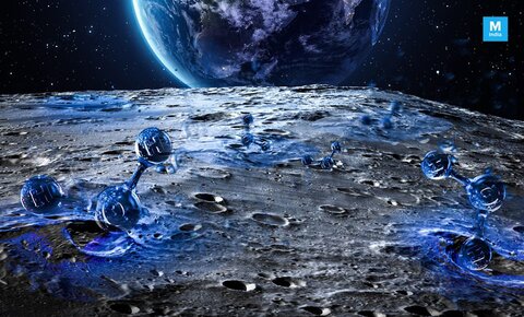 منشأ آب موجود روی سطح کره ماه چیست؟ 