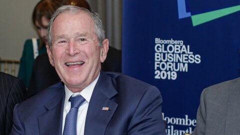 جورج بوش پیروزی بایدن را تبریک گفت