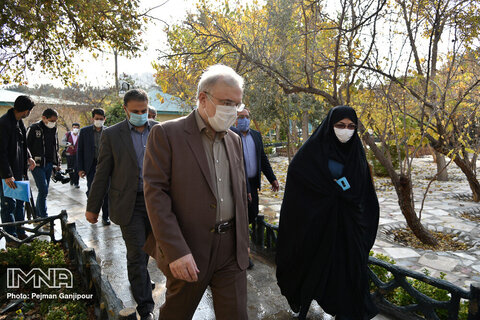 جلسه ستاد استانی مقابله با کرونا اصفهان با حضور وزیر بهداشت