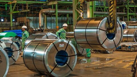 رشد ۲۸ درصدی تولید فولاد خام در ایران