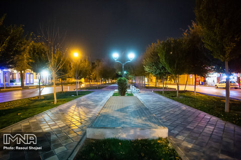 Isfahan's bustling streets turned into ghost zones
