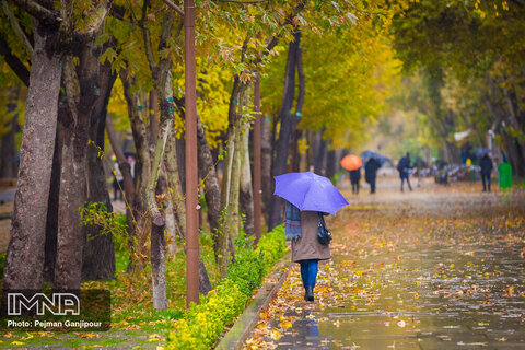 وزش باد و باران استان اصفهان را فرا می‌گیرد