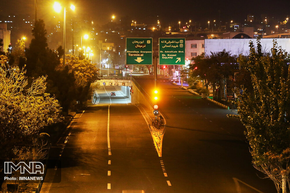 تاکید قرارگاه عملیاتی مبارزه با کرونا بر لزوم تداوم رعایت ممنوعیت تردد شبانه