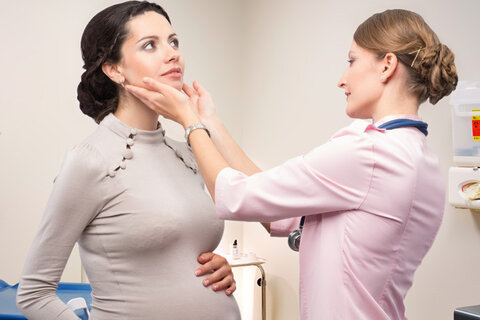 مشکلات گواتر در بارداری
