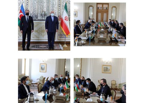 وزیر خارجه جمهوری آذربایجان با ظریف دیدار و گفت وگو کرد