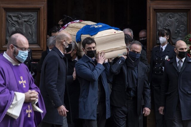 دزدی از خانه پائولو روسی در جریان مراسم خاکسپاری‌