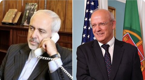 رایزنی تلفنی وزیران خارجه ایران و پرتغال