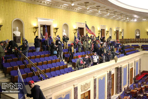 یورش هواداران ترامپ به داخل ساختمان کنگره