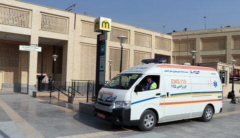 اولین پایگاه فوریت‌های پزشکی در مترو اصفهان راه‌اندازی شد