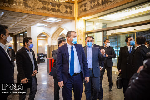 بازدید وزیر اقتصاد ارمنستان از نمایشگاه بین المللی اصفهان