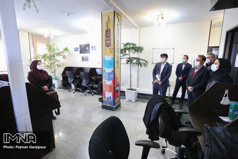 بازدید مدیر کل سازمان تامین اجتماعی استان اصفهان از مجمتمع مطبوعاتی