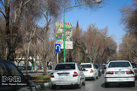 هوای اصفهان با ۹ ایستگاه خاموش سالم است/ایستگاه انقلاب در وضعیت نارنجی