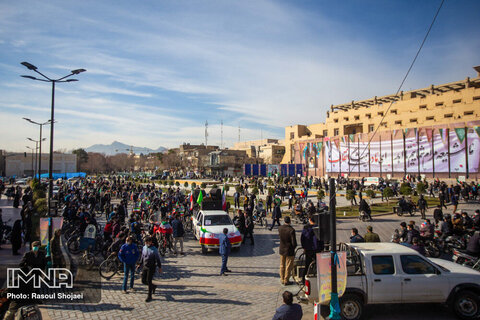 مراسم راهپیمایی 22 بهمن در اصفهان