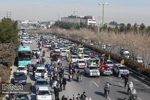 مراسم راهپیمایی ۲۲ بهمن در اصفهان