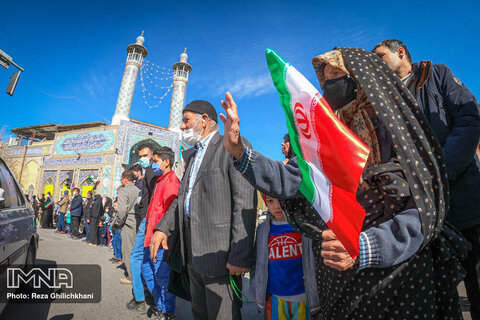 مراسم راهپیمایی ۲۲ بهمن در اصفهان