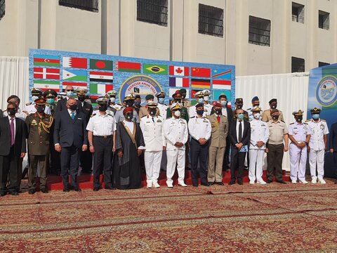 آغاز رزمایش بین‌المللی دریایی باحضور هیات نظامی ایران در کراچی پاکستان