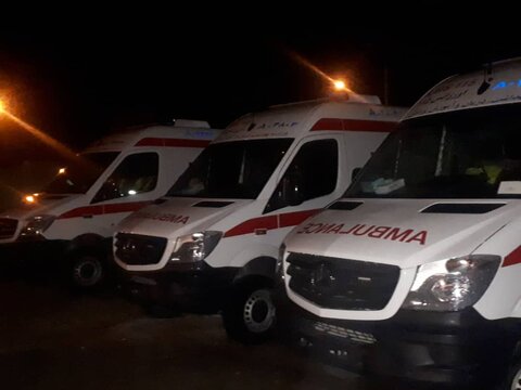 اعزام ۴۰ دستگاه اتوبوس آمبولانس به سی سخت/آماده باش نیروهای اورژانس