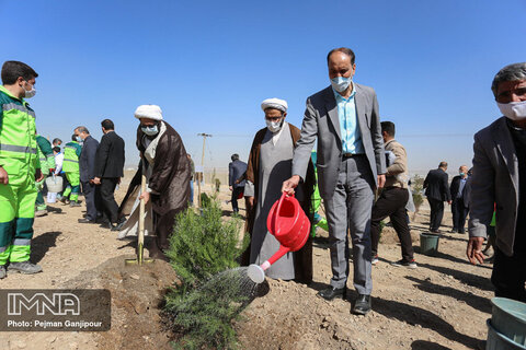 آیین درختکاری در اصفهان