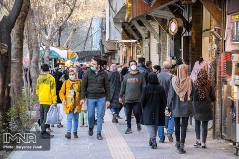 شلوغی بازار اصفهان