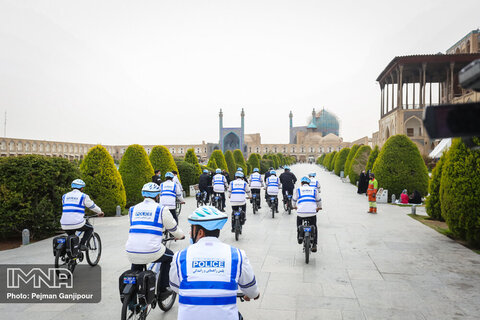 رونمایی از پلیس دوچرخه سوار