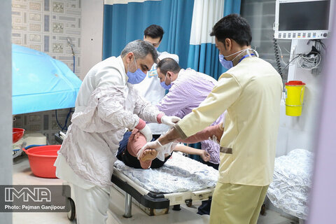 مصدومان بیمارستانی حوادث چهارشنبه سوری به ۲۵ نفر رسید