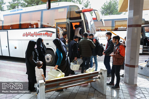 استقبال پایانه های اصفهان از نوروز