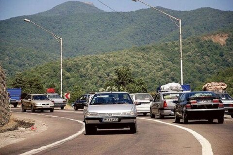 وضعیت راه‌های کشور؛ ترافیک نیمه سنگین در جاده‌های چالوس و فیروزکوه