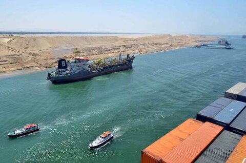 اختلال دوباره در گذر کشتی‌ها از کانال سوئز