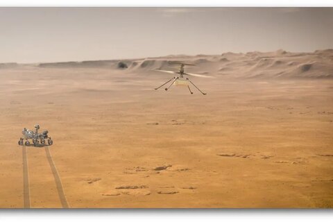 فردا نخستین پرواز نبوغ بر سطح مریخ انجام می‌شود