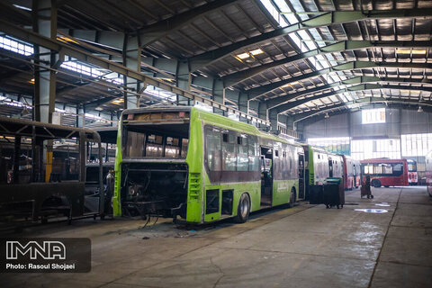 بازسازی اتوبوس های شهری اصفهان