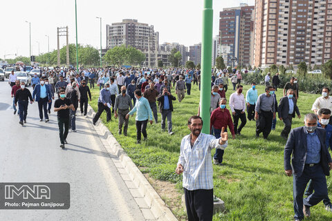 اعتراض کشاورزان اصفهانی به خشکی زاینده رود