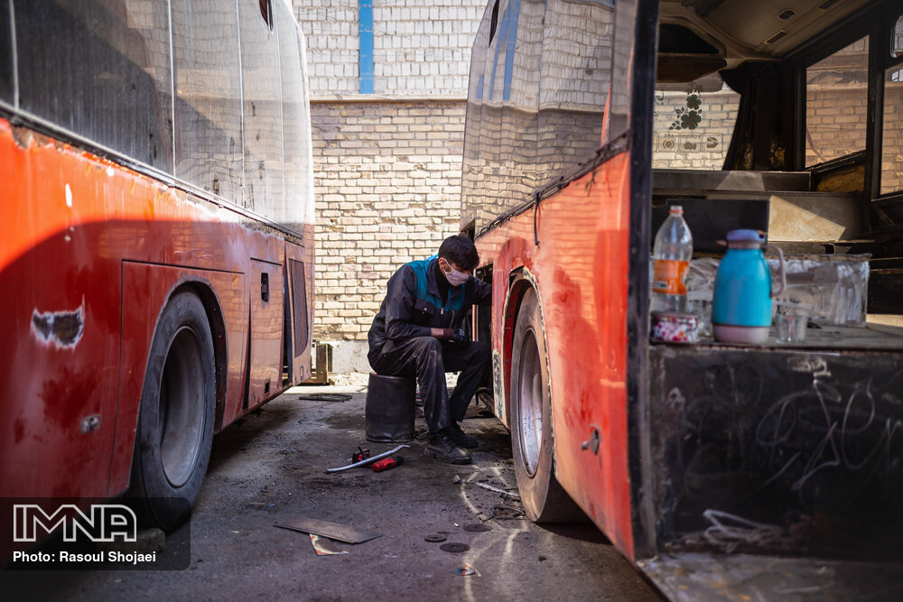 سرنوشت اتوبوس‌های خسته در اصفهان