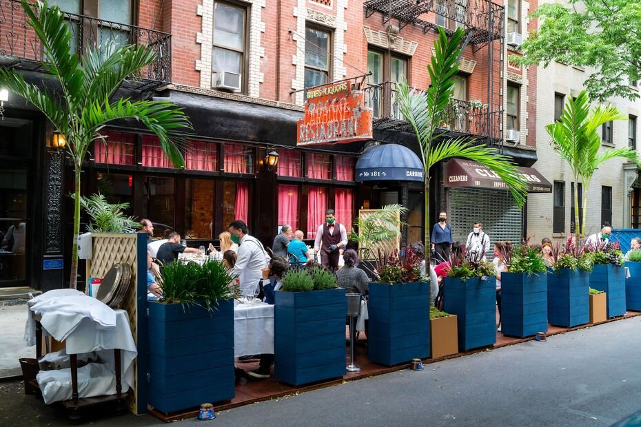 دائمی‌ شدن فعالیت رستوران‌ها در فضاهای باز نیویورک