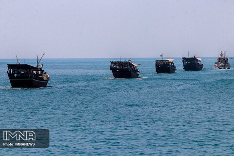 جزیره کیش در روز خلیج فارس