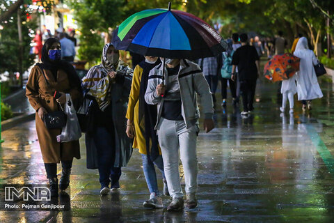 Isfahan in a rainy day