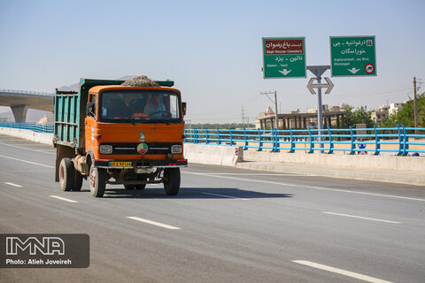 ایمن‌سازی پروژه پل شهید سلیمانی انجام شده است