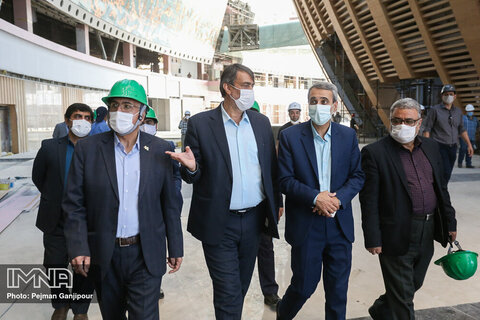 بازدید از پروژه مرکز همایش‌های بین‌المللی اصفهان 