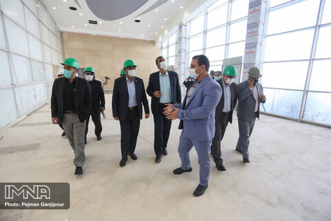 بازدید از پروژه مرکز همایش‌های بین‌المللی اصفهان 