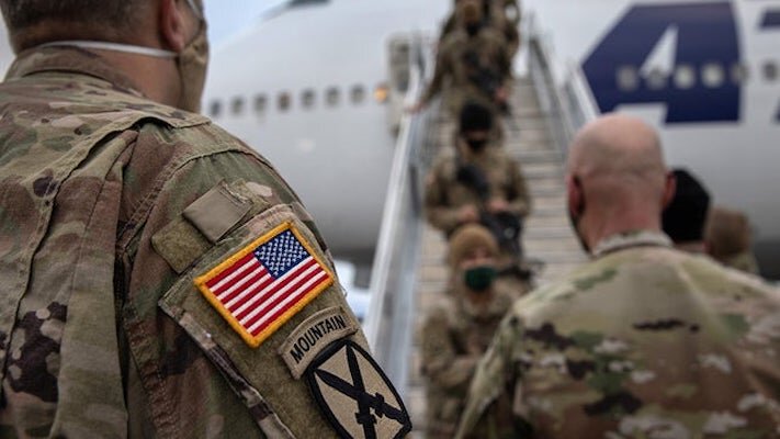 چند درصد از نظامیان آمریکا از افغانستان خارج شدند؟