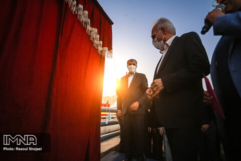 آغاز مراسم افتتاح ابرپروژه شهید سلیمانی