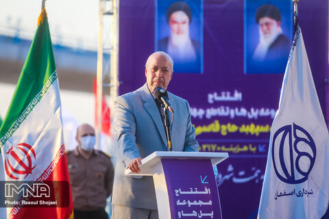 آغاز مراسم افتتاح ابرپروژه شهید سلیمانی