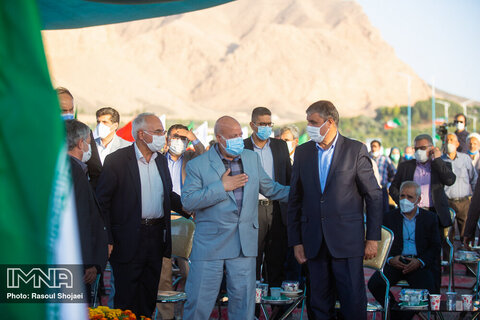 مراسم افتتاح ابرپروژه شهید سلیمانی