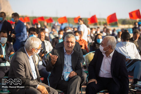 مراسم افتتاح ابرپروژه شهید سلیمانی