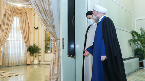 President Rouhani, President-elect Raeisi meet for 2nd time weeks before transition 