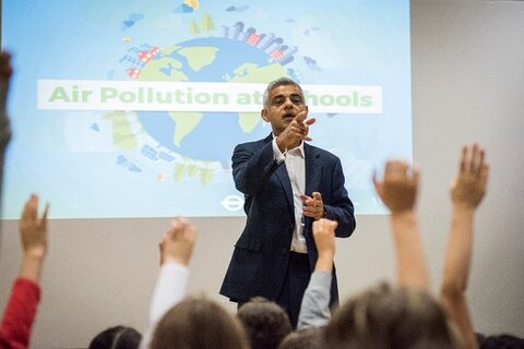 راهبرد صادق‌خان برای کاهش آلودگی هوای لندن