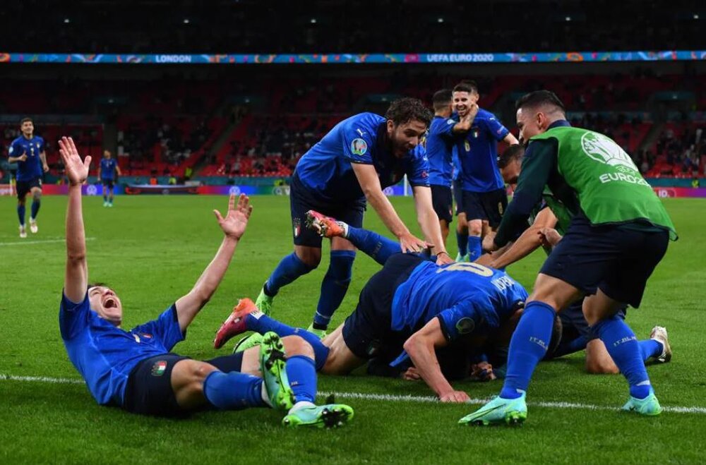 گل اول ایتالیا به انگلیس توسط رتگویی + فیلم