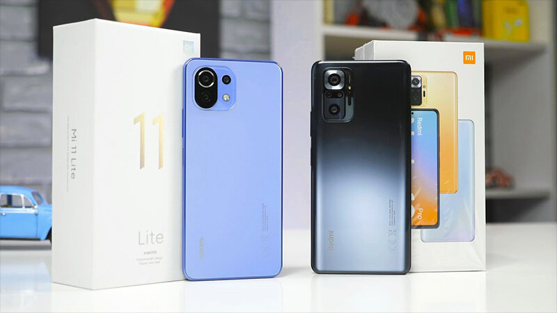 مقایسه گوشی شیائومی Mi 11 Lite  و NOTE 10 PRO+ لیست جزئیات